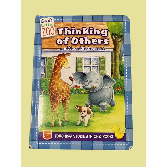 God's Little Zoo "Thinking Of Others" Hardcover Book - Picture 1 of 8